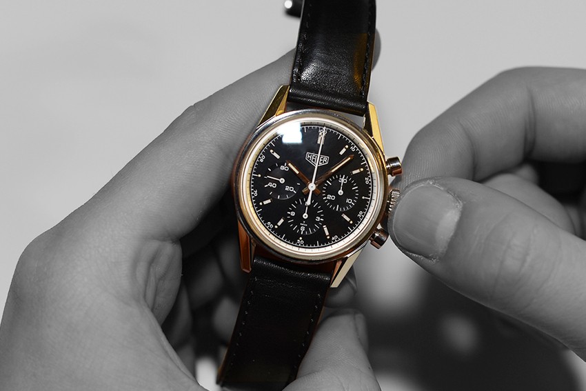 Heuer Chrono vintage Kronos 360